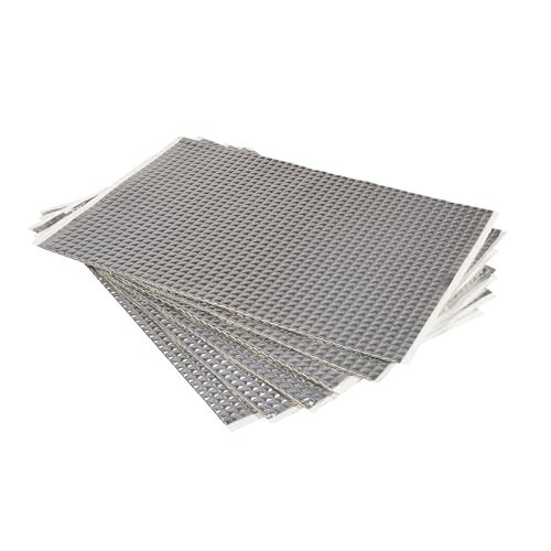 vibrofiltr Alubutyl 3,5m² Dämmmatten für Auto Dämmplatten 50cm x 35cm x 2mm Set von 20 Blätter Schalldämmung für Kfz Pkw Anti Dröhn Selbstklebende Dämmung Matten 2,75 kg/m² für Fahrzeugdämmung von vibrofiltr