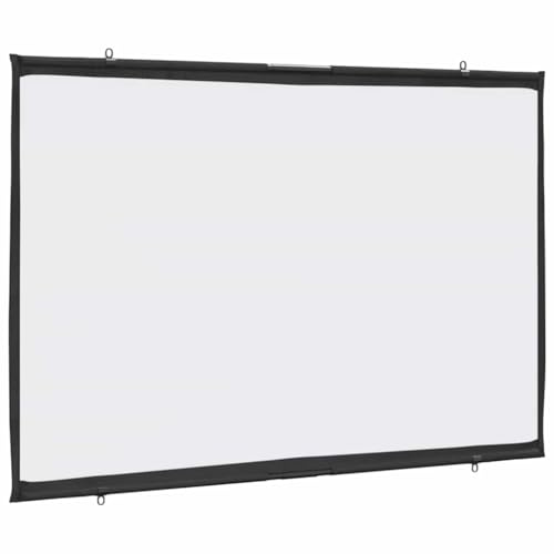 vidaXL Beamer Leinwand Wandhängend 72 Zoll 16:9, Projektionswand, Leinwand, Heimkino-Leinwand, Beamer Leinwand, Rolloleinwand von vidaXL