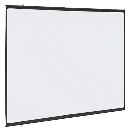 vidaXL Beamer Leinwand Wandhängend 84 Zoll 4:3, Projektionswand, Leinwand, Heimkino-Leinwand, Beamer Leinwand, Rolloleinwand von vidaXL