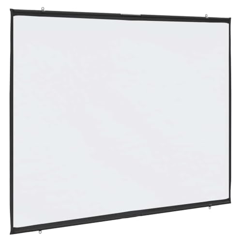 vidaXL Beamer Leinwand Wandhängend 90 Zoll 4:3, Projektionswand, Leinwand, Heimkino-Leinwand, Beamer Leinwand, Rolloleinwand von vidaXL