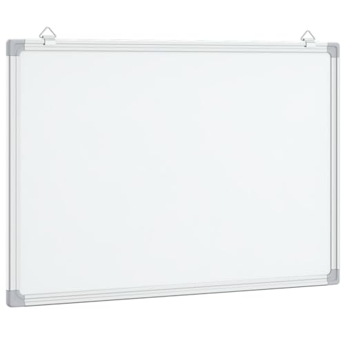 vidaXL Magnetisches Whiteboard, trocken abwischbar, mit Aluminiumrahmen, 40 x 40 cm, für Büro / Schule / Zuhause von vidaXL