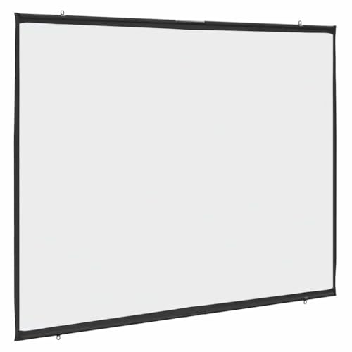 vidaXL Beamer Leinwand Wandhängend 100 Zoll 4:3, Projektionswand, Leinwand, Heimkino-Leinwand, Beamer Leinwand, Rolloleinwand von vidaXL