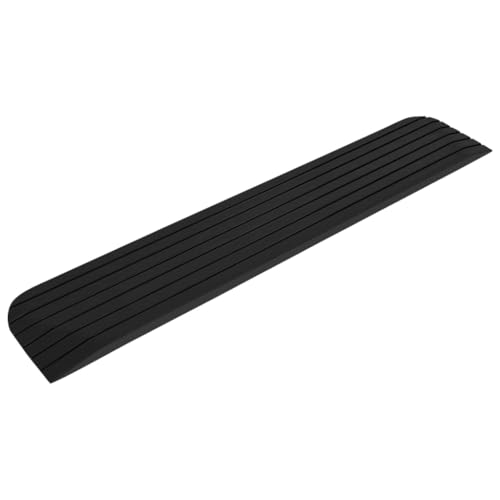 vidaXL Schwellenrampe Türschwellenrampe Motorrad Auto Rollstuhl Rampe Bordsteinrampe Gummirampe Auffahrhilfe Auffahrrampe 110x21x2,5cm Gummi von vidaXL