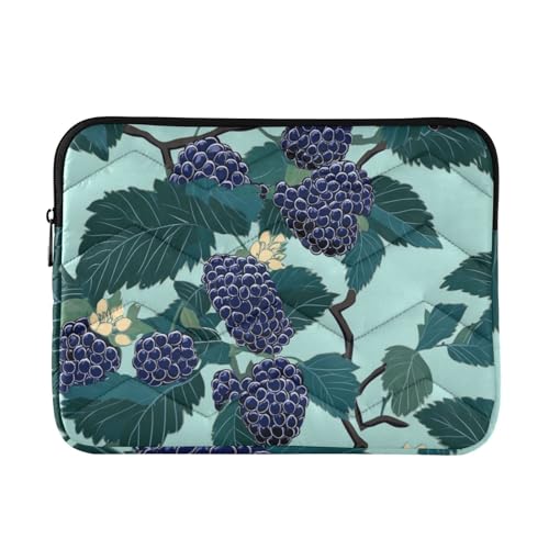 Blackberries Laptop-Hülle mit japanischem Muster, 38,1 - 40,6 cm, leichte Laptop-Tasche für Laptop von voucong