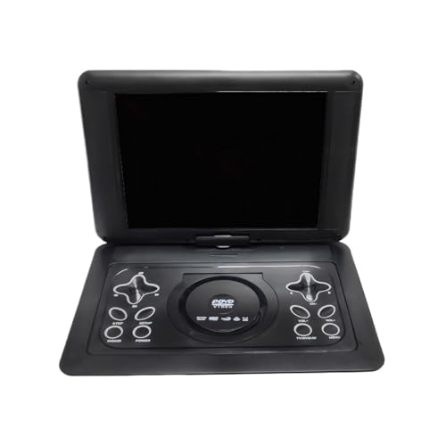 vreplrse Tragbarer DVD Player für das Auto, 270° drehbar, integrierte Stereo Lautsprecher, unterstützt TV Funktion, tragbarer Blu Ray Player, ABS von vreplrse