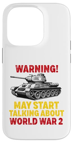 Hülle für iPhone 14 Pro Warnung könnte anfangen, über die Geschichte des Zweiten Weltkriegs zu sprechen von warning may start talking about ww2 History