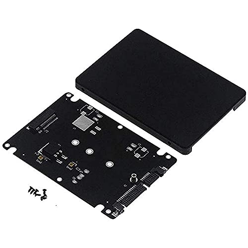 watera M.2 NGFF auf 2,5 SATA SSD/MSATA auf SATA AdapterkartengehäUse (B SchlüSsel für PC Adapter M2 + M Desktop Sockel NGFF), 500121648 von watera