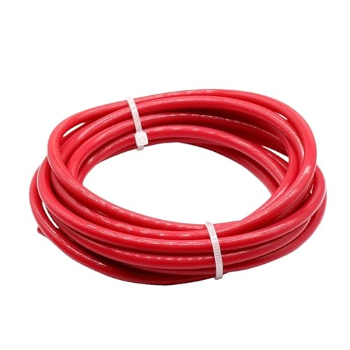 wenwendianzi 1/2/5/10Meter 2x4mm ID 2mm OD 4mm PTFE Rohr for 3D Drucker Teile Rohr J-kopf 1,75mm Filament Führungsrohr Ender3 V2 CR10(Red,1M) von wenwendianzi