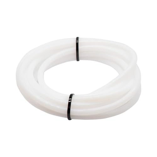 wenwendianzi 1/2/5/10Meter 2x4mm ID 2mm OD 4mm PTFE Rohr for 3D Drucker Teile Rohr J-kopf 1,75mm Filament Führungsrohr Ender3 V2 CR10(White,10M) von wenwendianzi