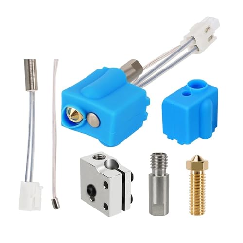 wenwendianzi 3D Drucker Hotend Kit 24V 64W Heizrohr Thermistor 0,4mm Düse 1,75mm for Sidewinder X1 X2 Druckkopf Hotend Kit von wenwendianzi