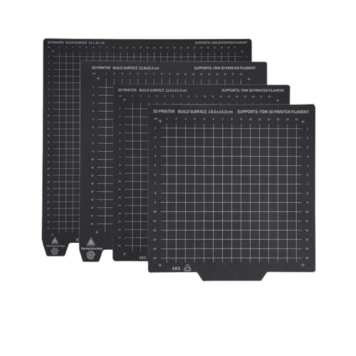 wenwendianzi Doppelseitiger Druck PEI Blatt Federstahl Grundplatte 3D-Druckerteile Magnetische Brutstätte PEI for Voron Ender 3 CR10 Größe 180-310(235x235mm No Base) von wenwendianzi