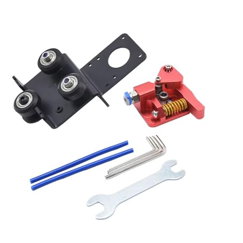 wenwendianzi Upgrade Direct Drive Dual Gear Extruder Support Kit for Ender-3 Ender 3 Pro CR-10 CR-10S Extruder Adapter 3D Drucker Teile(Plate with extruder) von wenwendianzi