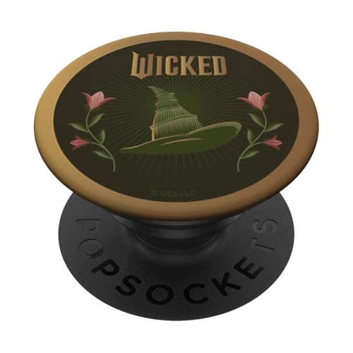 Wicked Elphaba Thropp Floral Silhouette PopSockets Klebender PopGrip von wicked