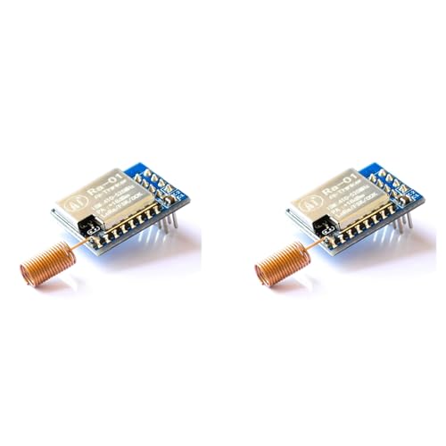 wisspair 2X Ra-01 LoRa SX1278 433M Drahtloses Spread-Spectrum-ÜBertragungsmodul, Maximal 10 Km Entfernt von wisspair