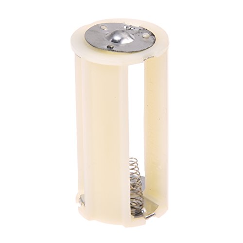 wisspair Grauweiss Zylinder Batteriehalter Adapter Fuer 3x1.5V AA Batterien von wisspair