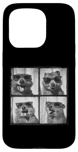 Hülle für iPhone 15 Pro Lustiger Quokka im Vintage-Fotoautomaten-Style, Quokka von witzige Fotoautomaten Designs