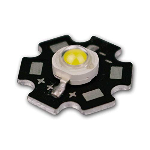 world-trading-net - 5 Sück Highpower LED Chips 3W, neutralweiß, 220lm, Hochleistungs Chip auf Star-Platine von world-trading-net