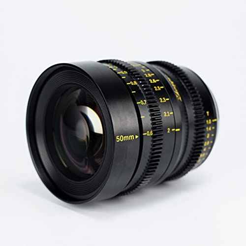 ZHONGYI Mitakon Speedmaster Cinema Objektiv 50 mm T1.0 für M4/3 Mount Camea von wotsun