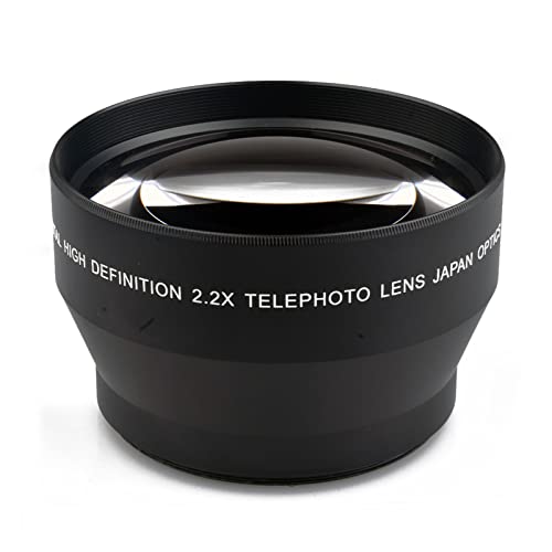 Teleobjektiv, 67 mm, 2,2 x opitisches Glas, für DSLR-Kameras, Nahaufnahmen von xbiez