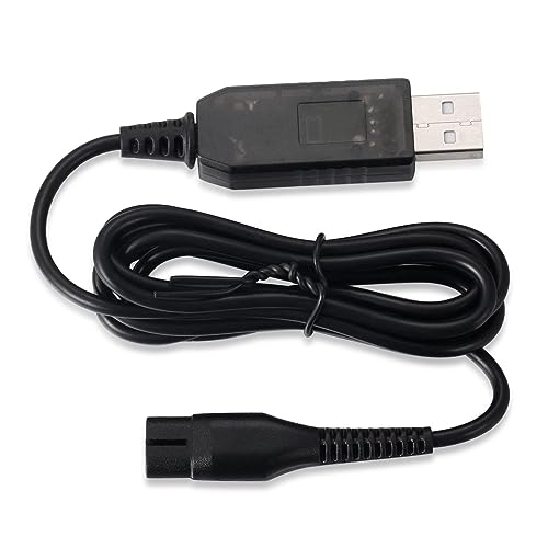 USB-Ladekabel A00390 S301 310 Ersatz für QP2520 QP25620 QP252 0/30 QP25.20/70 QP2520 Rasierer Autokabel von xbiez