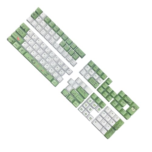 xbiez Tastenkappen-Set, XDA/OEM-Profil, PBT-Farbstoff-Sublimation für 61/64/68/75/87/98/104 mechanische Tastatur von xbiez