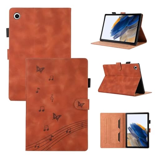 Handyhülle für Lenovo Tab P11 5G 11.0" Hülle Premium Lederhülle Klappbar Flip Case Tasche Magnet Kartenfach Standfunktion Schutzhülle für Lenovo Tab P11 5G 11.0" Tabletten-Braun von xinyunew