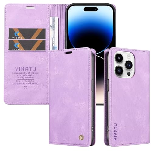 xinyunew Leder Schutz für Motorola Edge 50 Fusion Hülle PU Leder Handyhülle Lederhülle Klapphülle Kartenfach Flip Cover für Motorola Edge 50 Fusion Handy hülle Leather Wallet Phone Case Violett von xinyunew