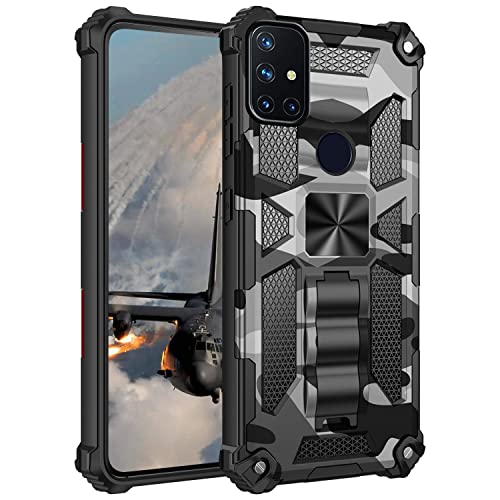 xinyunew für OnePlus Nord N10 Rundumschutz Stoßfest Hülle Militärischer Vollschutz Handyhülle Schutzhülle OnePlus Nord N10 Case Cover Product - Schwarz von xinyunew