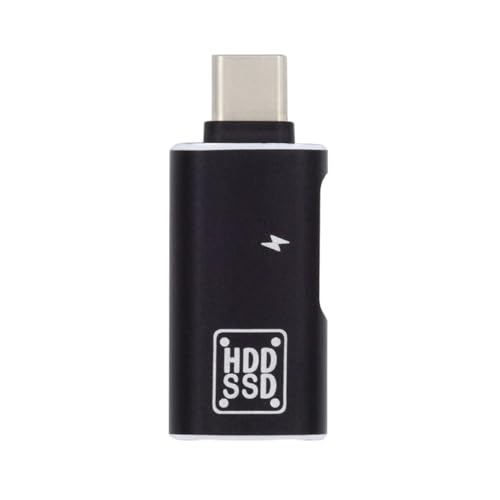 xiwai Typ-C USB-C auf USB 3.0 Buchse Adapter USB auf 10Gbps OTG USB C DC 5V Stromwandler kompatibel mit Tablet Phone, Schwarz, FBA-UC-035-AC von xiwai