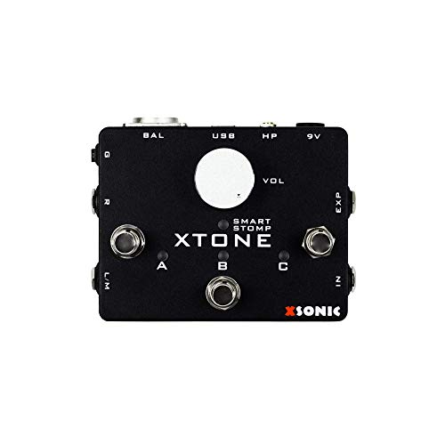 XSONIC Xtone Mobile Audio Interface mit extrem niedriger Latenz, 192 kHz Abtastrate, 108 dB Dynamikbereich, Expression-Pedal-Eingang, Unterstützung für iOS, Windows, Mac, BIAS FX von xsonic