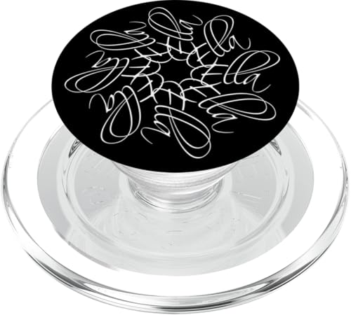 Ella Name Vorname Namensmandala Personalisiert Blume PopSockets PopGrip für MagSafe von xsylxDesigns Namen Geschenkideen Geschenke