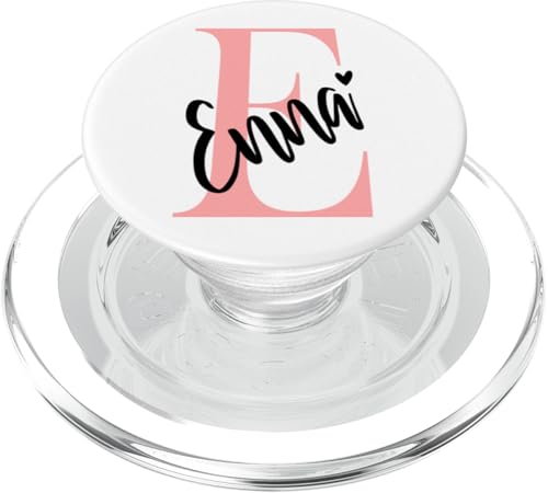 Enna Name Vorname mit Monogramm Personalisiert Rosa PopSockets PopGrip für MagSafe von xsylxDesigns Namen Geschenkideen Geschenke