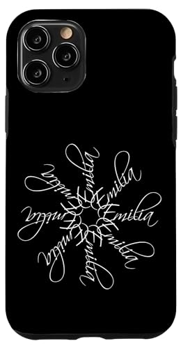 Hülle für iPhone 11 Pro Emilia Name Vorname Namensmandala Personalisiert Blume von xsylxDesigns Namen Geschenkideen Geschenke