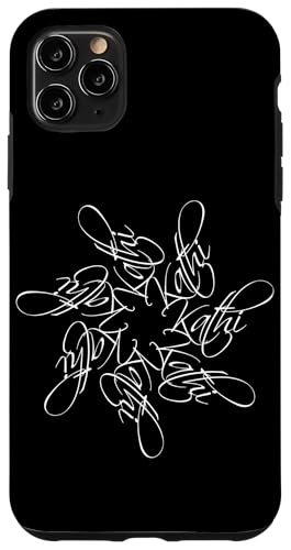 Hülle für iPhone 11 Pro Max Kathi Name Vorname Namensmandala Personalisiert Blume von xsylxDesigns Namen Geschenkideen Geschenke