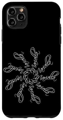 Hülle für iPhone 11 Pro Max Mariella Name Vorname Namensmandala Personalisiert Blume von xsylxDesigns Namen Geschenkideen Geschenke