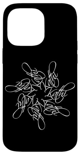 Hülle für iPhone 14 Pro Max Kathi Name Vorname Namensmandala Personalisiert Blume von xsylxDesigns Namen Geschenkideen Geschenke