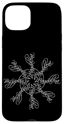 Hülle für iPhone 15 Plus Magdalena Name Vorname Namensmandala Personalisiert Blume von xsylxDesigns Namen Geschenkideen Geschenke