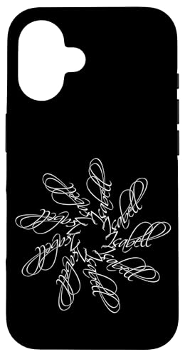 Hülle für iPhone 16 Isabell Name Vorname Namensmandala Personalisiert Blume von xsylxDesigns Namen Geschenkideen Geschenke