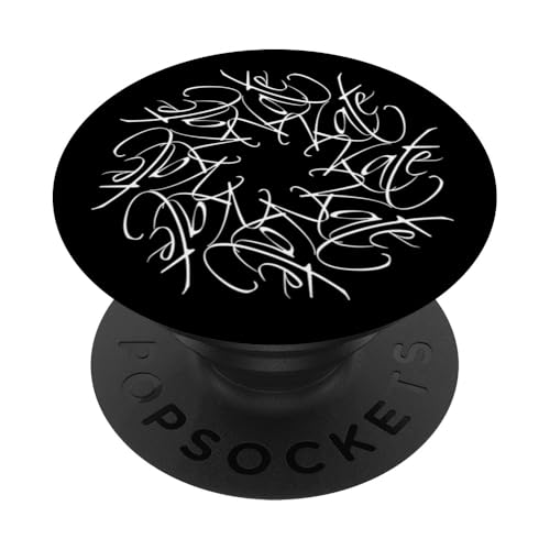 Kate Name Vorname Namensmandala Personalisiert Blume PopSockets Klebender PopGrip von xsylxDesigns Namen Geschenkideen Geschenke