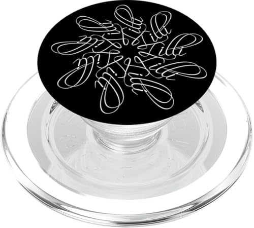 Lilli Name Vorname Namensmandala Personalisiert Blume PopSockets PopGrip für MagSafe von xsylxDesigns Namen Geschenkideen Geschenke