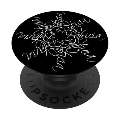 Patricia Name Vorname Namensmandala Personalisiert Blume PopSockets Klebender PopGrip von xsylxDesigns Namen Geschenkideen Geschenke