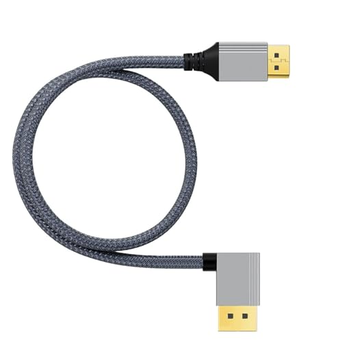 yabaikekeji 4K-60-Hz Videokabel Mit Rechtwinkligem DisplayPort DP1.2-Grafikkarten Verbindungskabel Von Stecker Zu Stecker von yabaikekeji