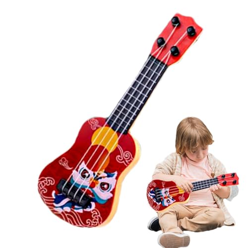 Gitarre Für Kinder Kinder Ukulele Spielzeug 4 Saiten Ukulele Gitarre Spielzeug Mit 4 Verstellbaren Saiten Ukulele Gitarre Spielzeug Ukulele Instrument Musikinstrument Früherziehung Spielzeug von yanzisura