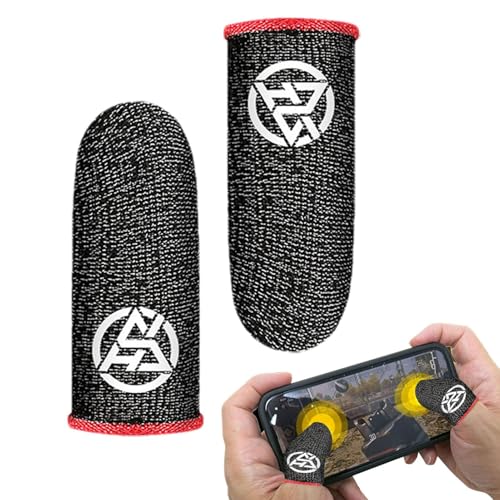 yanzisura Game-Fingerhandschuhe, schweißresistent, atmungsaktiv, ultradünnes Design, atmungsaktiv, Daumen, ergonomische Daumenmanschetten für Anfänger, Männer, Frauen von yanzisura