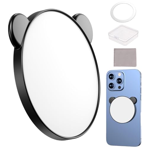 yanzisura Selfie-Glas – Magnetisches Handy-Schminkglas, Selfie-Monitor-Bildschirm-Glas für Selfies & Vlogging & Streaming, schlankes konvexes Handyglas von yanzisura