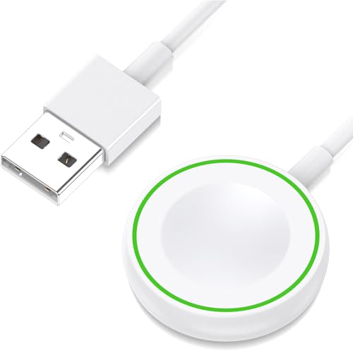 Magnetische Ladestation für Apple Watch, Kabelloses Ladepad kompatibel mit Apple Watch Series 10/9/8/7/6/5/4/3/SE/Ultra -weiß Magnetische Ladestation für Apple Watch, Kabelloses Ladepad kompatibel mit Apple Watch Series 10/9/8/7/6/5/4/3/SE/Ultra -weiß von yootech