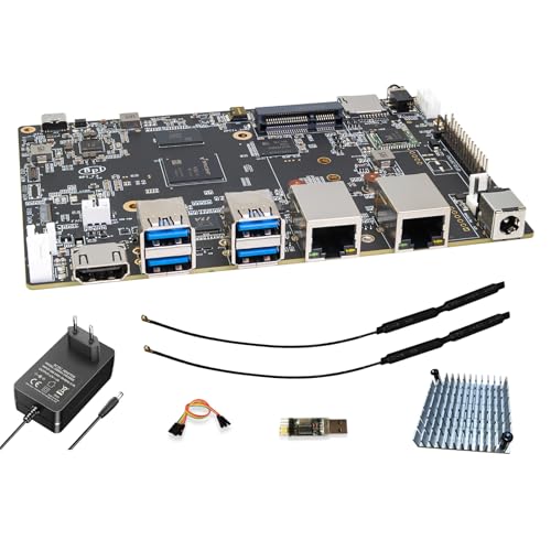 youyeetoo Banana Pi BPI-F3 Industrietaugliches Entwicklungsboard,Integrierter SpacemiT K1 RISC-V Octa-Core CPU, 8-Core, 2.0 Tops AI Rechenleistung (8GB RAM 32GB eMMC) von youyeetoo