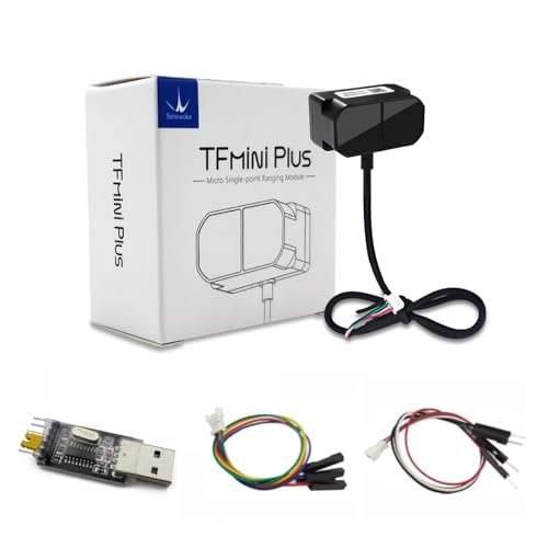 youyeetoo TFmini Plus Lidar-Sensormodul Einzelpunkt-Entfernungsmodul 0,1–12 m Messentfernung, 1000 Hz Bildfrequenz, für Drohnen-Industrieroboter mit Smart Home-Unterstützung IP65 I/O, UART und I2C von youyeetoo