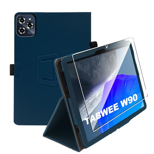 zZjoOoj Hülle Compatible with TABWEE W90 11 Zoll Tablet Schutzhülle, Tablet Protection Bundle with 1 Stück 9H Härte Anti-Kratzen Folie, Vertical Stand Function,Marineblau zZjoOoj Hülle Compatible with TABWEE W90 11 Zoll Tablet Schutzhülle, Tablet Protection Bundle with 1 Stück 9H Härte Anti-Kratzen Folie, Vertical Stand Function,Marineblau von zZjoOoj