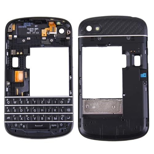 Mobiltelefone Ersatzzubehör 3 in 1 für BlackBerry Q10 (Tastatur + mittlerer Frame -Lünette + Rückplattengehäuse Kamera -Objektiv) Vollmontage Gehäuseabdeckung Reparaturteil von zaorunjs phone Accessories